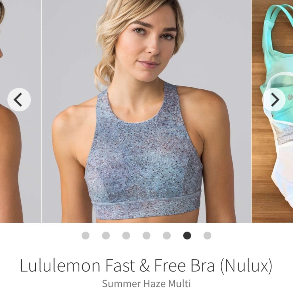 Lululemon fast and free sports bra